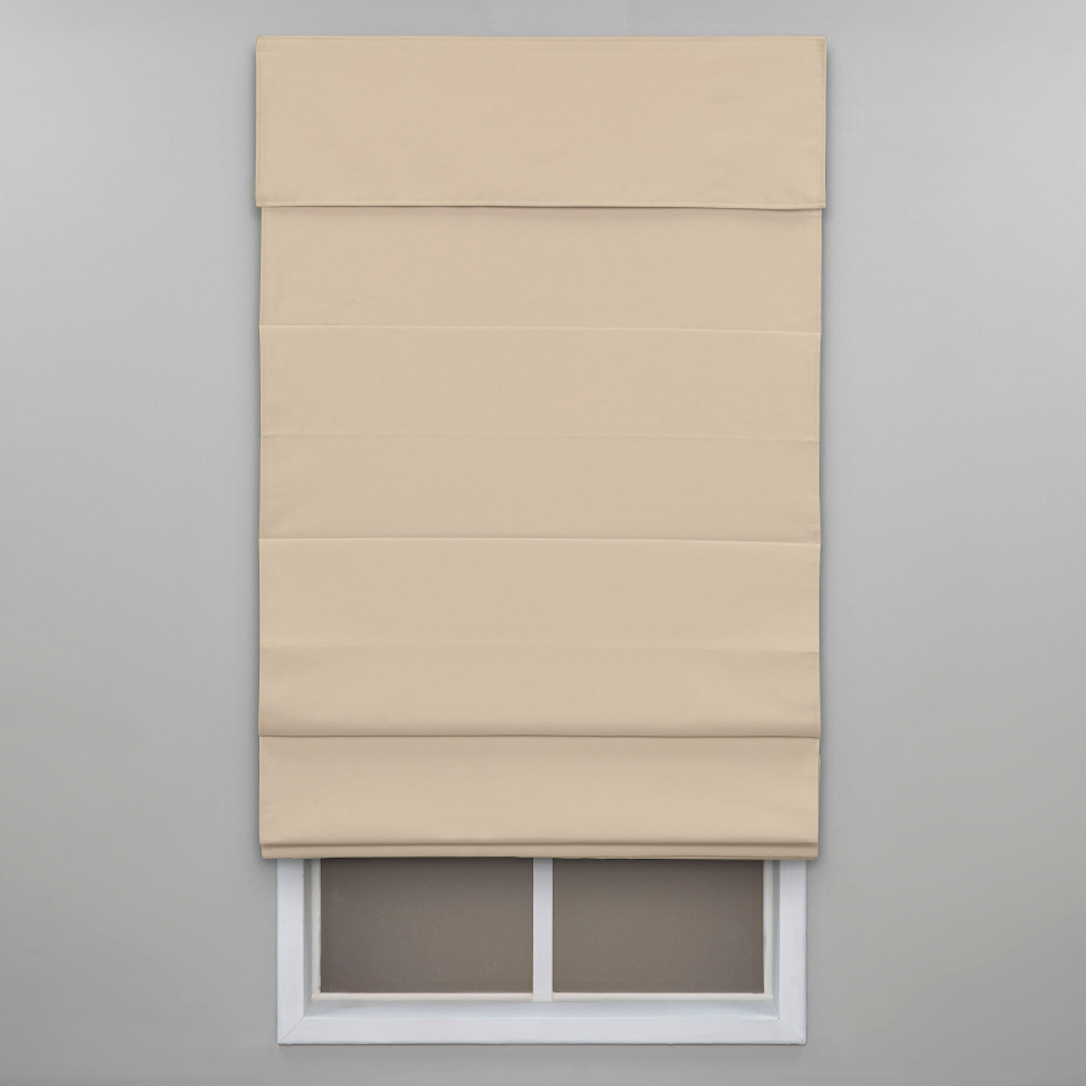 Regal Estate, 100 Cotton Roman Shade, Cordless, Insulating/Blackout