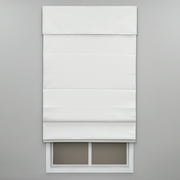 Regal Estate, Insulating Cordless Blackout Roman Shade, White, 34W x 72L