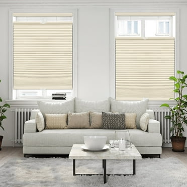 Regal Living Top Down Bottom Up Blackout Cordless Cellular Shade, Alabaster - 18" W x 48" L