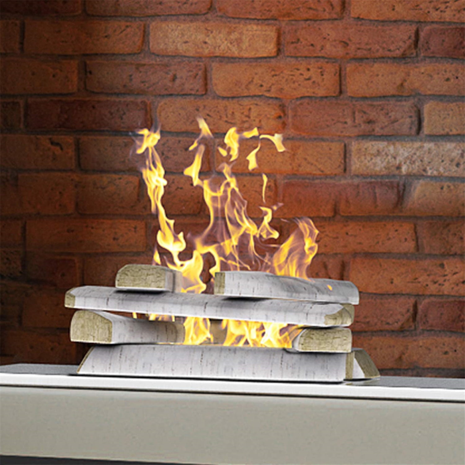 Regal Flame 10 Piece Set of Ceramic Wood Large Gas Fireplace Logs Logs