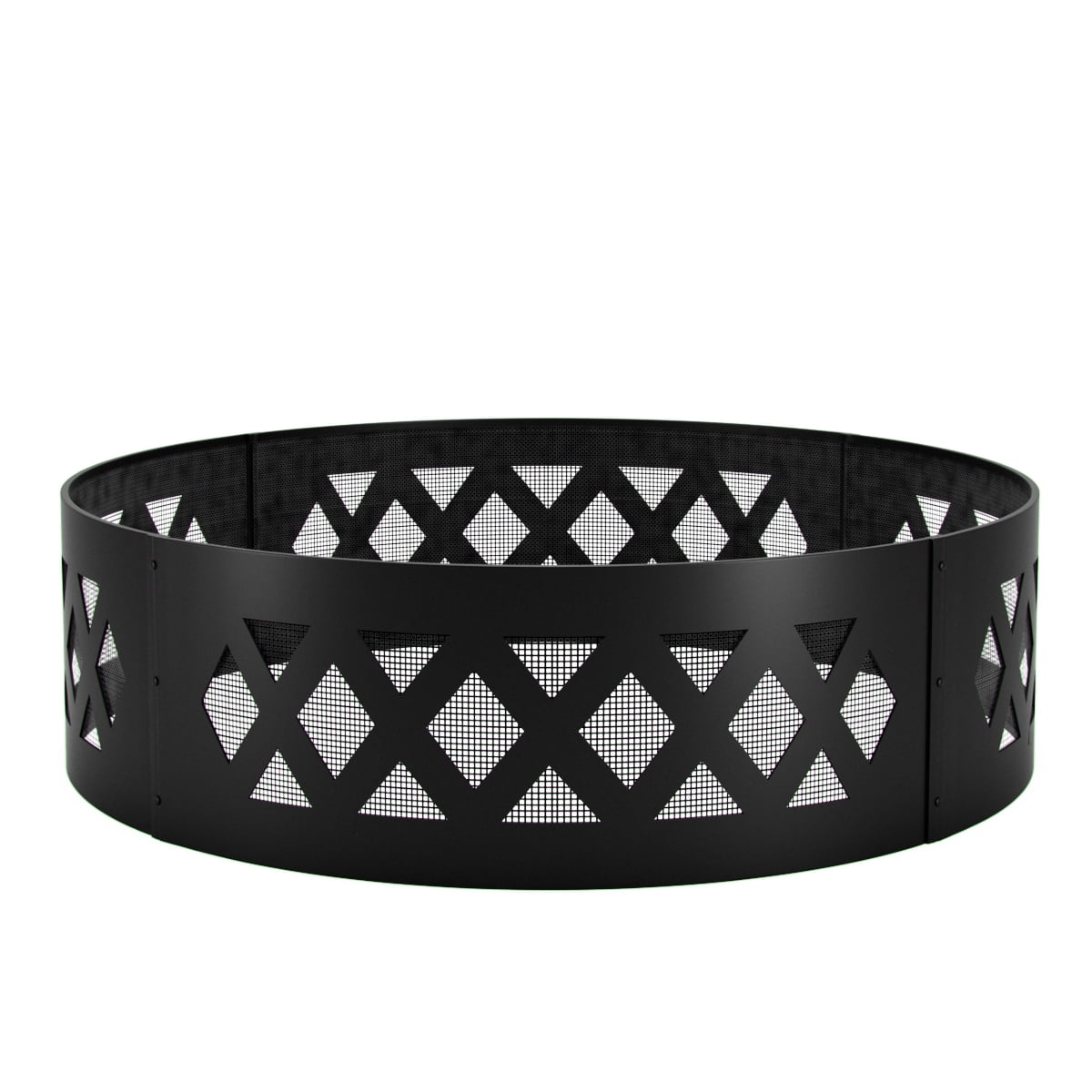 Regal Flame LRFP1026 37in Heavy Duty Crossweave Campfire Fire Pit Ring