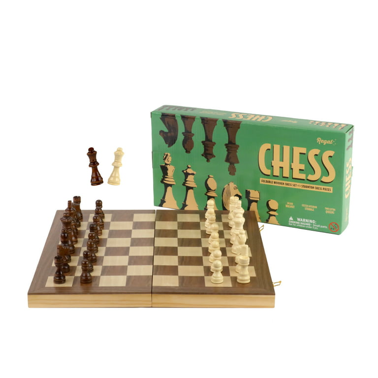  Staunton Castle, Regal Series Wooden 4'' Chess Pieces - Best Chess  Board Game - Beginner Learning Teaching Professional Optimal Weighted Chess  Pieces, for Kids & Adults : Toys & Games