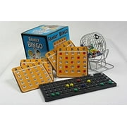 Regal Games Family Bingo Set with Steel Rotary Cage