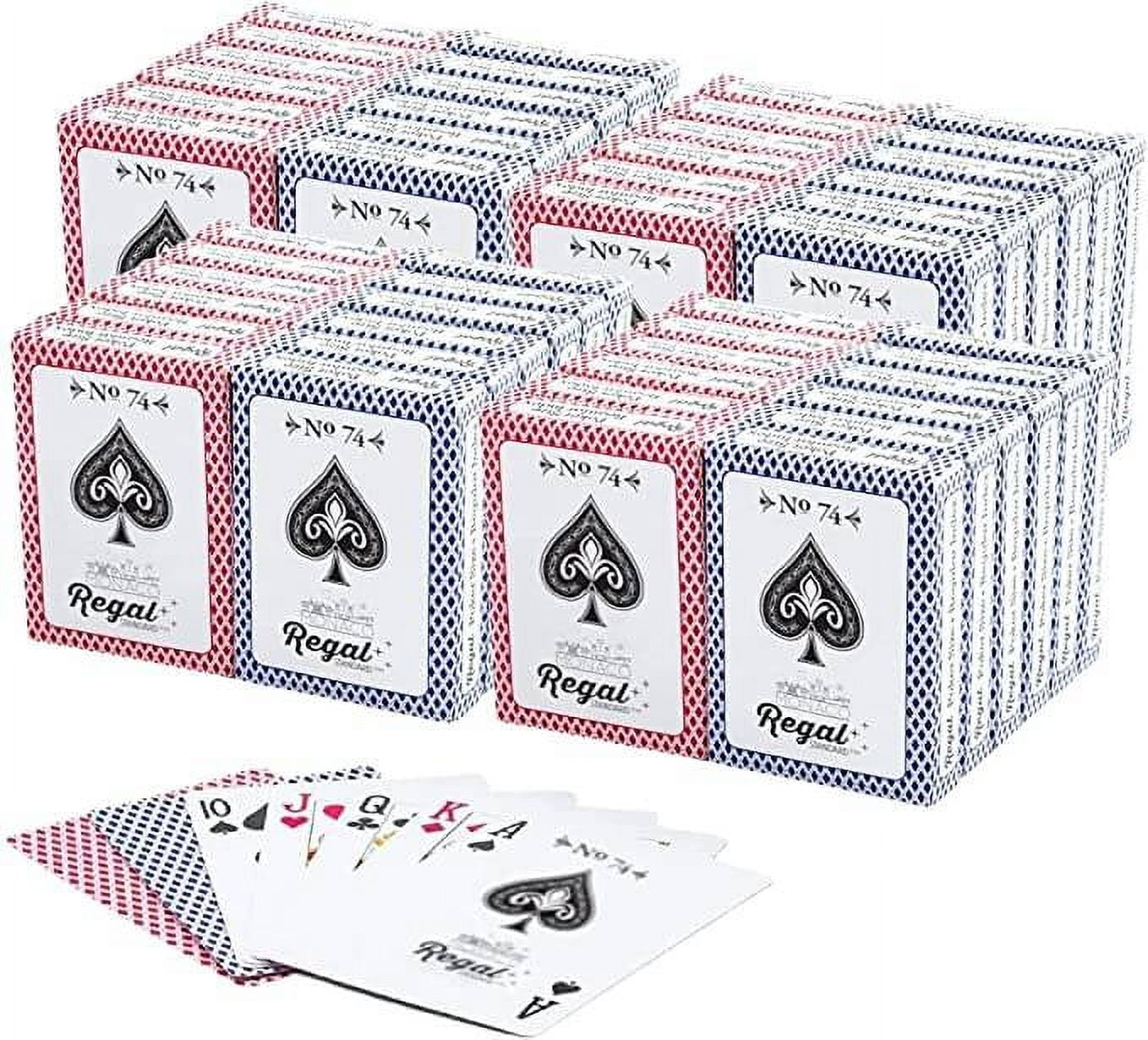 Regal Classic Red and Blue 48-Pack Playing Cards Set