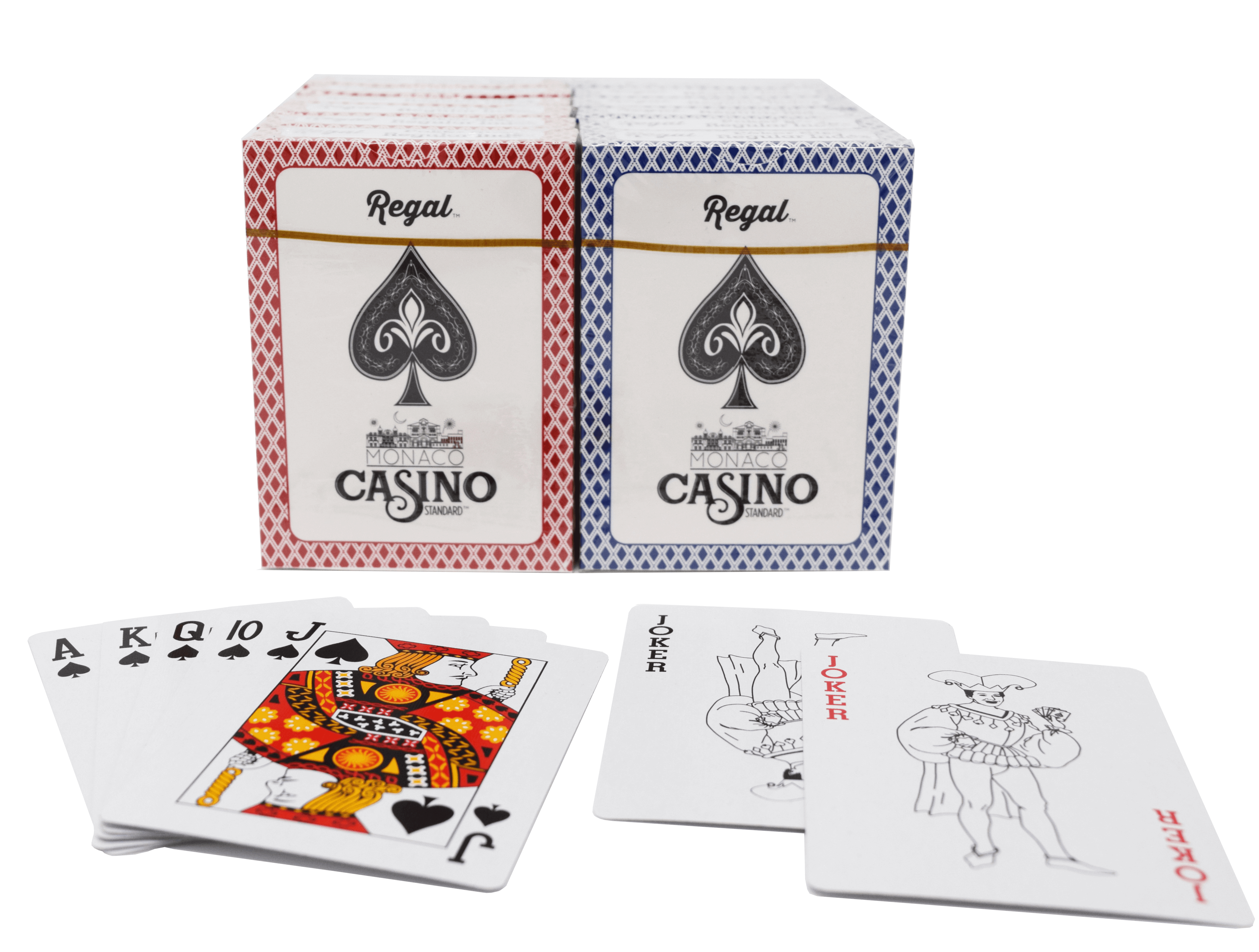 Regal Games Playing Cards for Blackjack, Euchre, Canasta Card Game - Poker  Size, Standard Index- 12 Pack (6 Red Decks, 6 Blue Decks) - Walmart.com