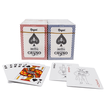 Regal Games Playing Cards for Blackjack, Euchre, Canasta Card Game - Poker Size, Standard Index- 12 Pack (6 Red Decks, 6 Blue Decks)