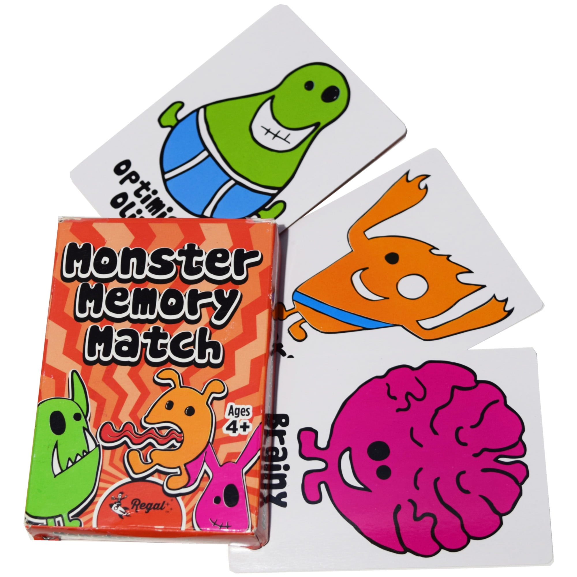 Regal Classic Monster Memory Match Children Card Game Multicolored ...