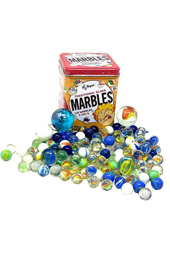 Games Traditional Glass Marbles (160 Pieces)