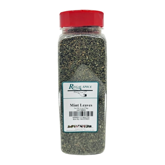 Regal Herbs & Spices Dried Mint Leaves - 6 oz.