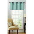 thumbnail image 1 of Regal Home Collections Oversized Grommet Top Window Valance - Aqua, 1 of 1
