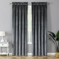 thumbnail image 1 of Regal Home Velvet Curtains - Room Darkening 2-Panels - Rod Pocket Drapes - Luxurious Window Coverings, 1 of 6