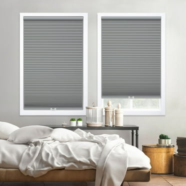 Regal Living Blackout Cordless Cellular Shade, Anchor Gray - 50" W x 64" L