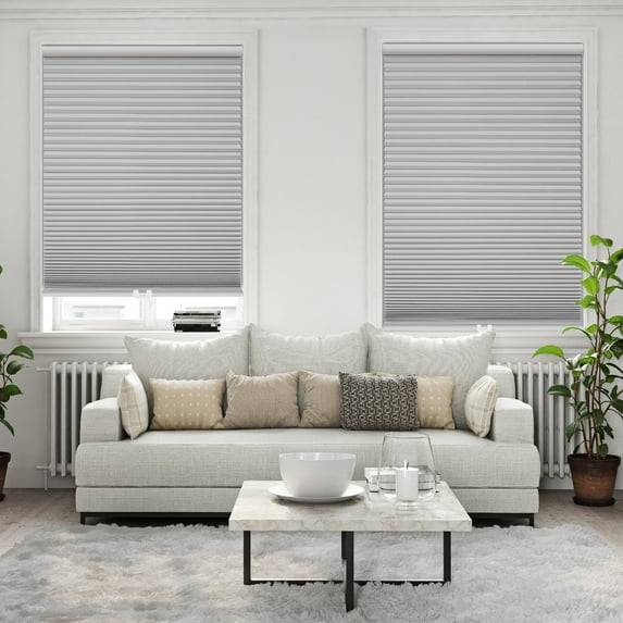 Regal Living Gray Cloud Blackout Cordless Cellular Shade 69" W x 72" L
