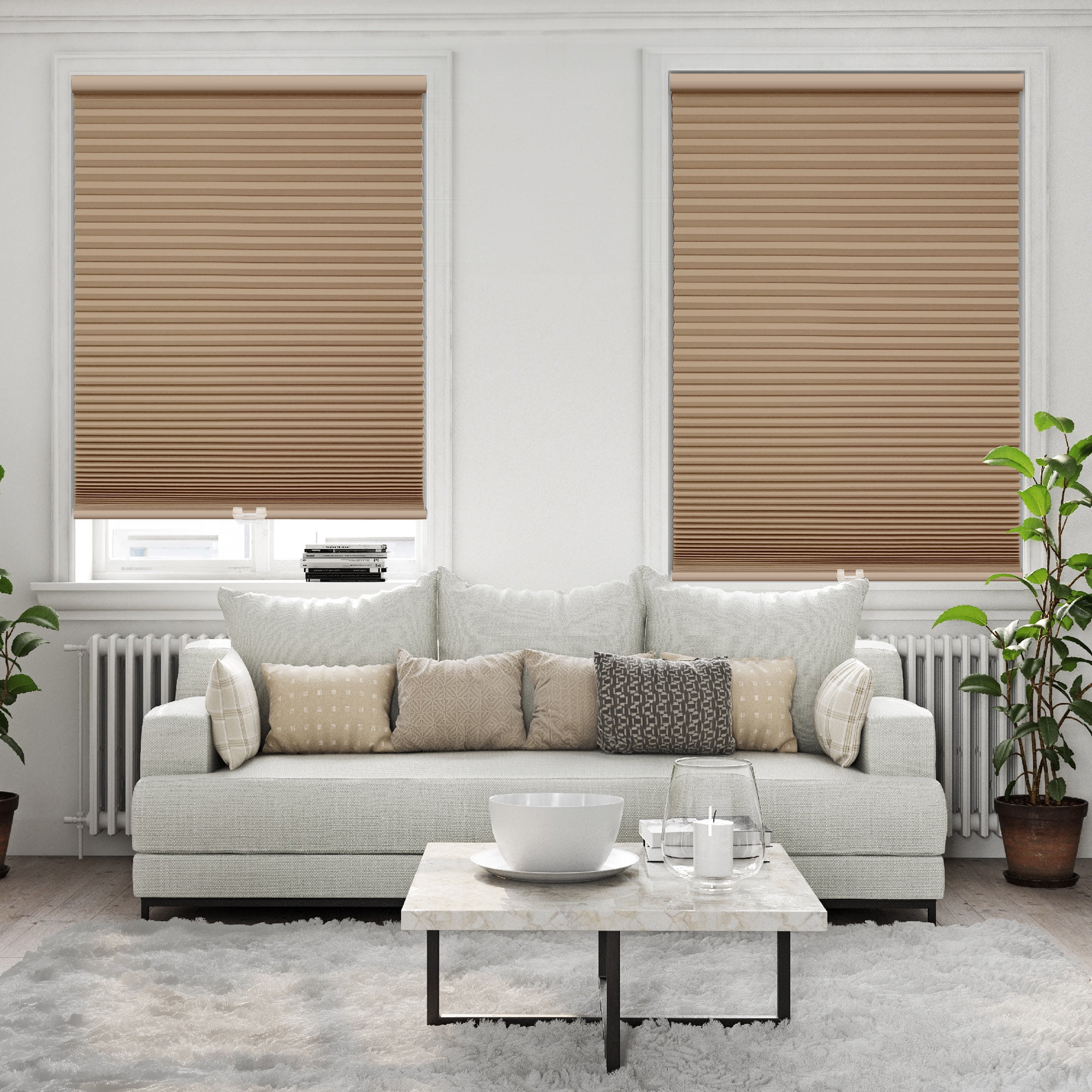 Regal Living Latte Blackout Cordless Cellular Shade 31.5" W x 72" L