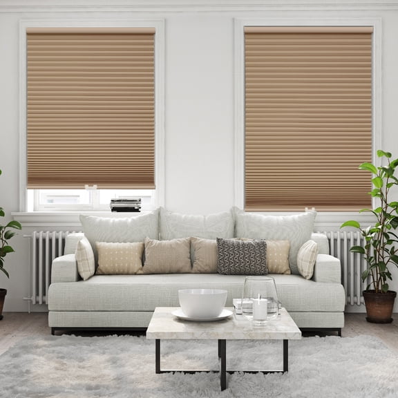 Regal Living Latte Blackout Cordless Cellular Shade 69" W x 64" L