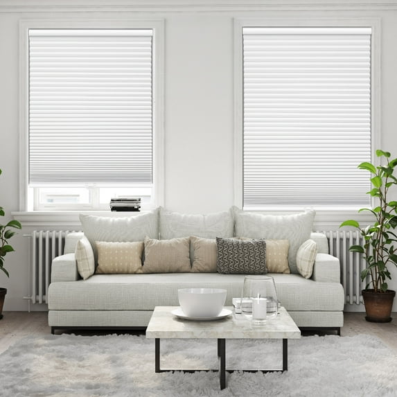 Regal Living White Blackout Cordless Cellular Shade 64.5" W x 48" L
