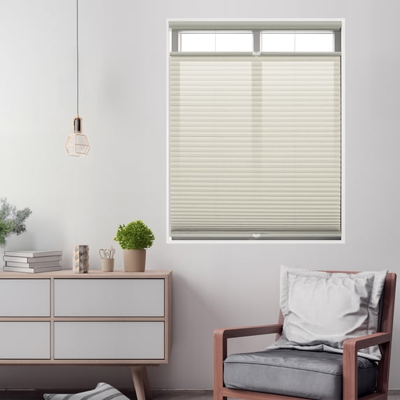 Regal Living Cordless Light Filtering Top-Down Bottom-Up Cellular Shade, Alabaster - 24.5" W x 64" L