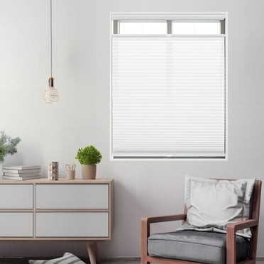 Regal Living Cordless Light Filtering Top-Down Bottom-Up Cellular Shade, White - 20" W x 64" L