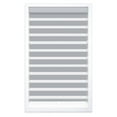 thumbnail image 1 of Regal Living Cordless Light Filtering Zebra Polyester Roller Shades, Gray - 48" W x 72" L, 1 of 8
