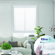 Regal Living EZ Grip No Tool No Drill Cordless 1" Light Filtering Cellular Shade, White - 28" W x 48" L