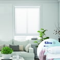 thumbnail image 1 of Regal Living EZ Grip No Tool No Drill Cordless 1" Light Filtering Cellular Shade, White - 34" W x 48" L, 1 of 5
