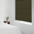 thumbnail image 1 of Regal Living Insulating Cordless Blackout Roman Shade, Chocolate, 23W x 72L, 1 of 9