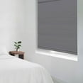 thumbnail image 1 of Regal Living Insulating Cordless Blackout Roman Shade, Gray, 66W x 72L, 1 of 9