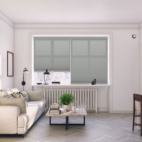 Regal Living Light Filtering Cordless Cellular Shade, Anchor Gray - 39" W x 72" L