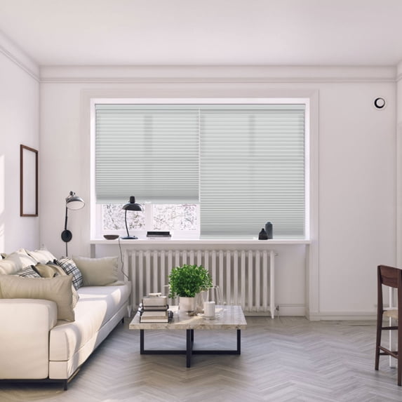 Regal Living Light Filtering Cordless Cellular Shade, Gray Cloud - 29" W x 64" L