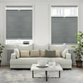thumbnail image 1 of Regal Living Top Down Bottom Up Blackout Cordless Cellular Shade, Anchor Gray - 35" W x 64" L, 1 of 10