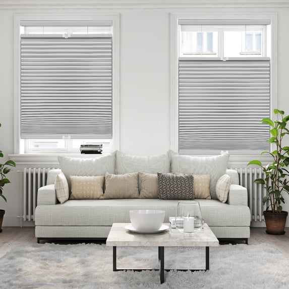 Regal Living Top Down Bottom Up Blackout Cordless Cellular Shade, Gray Cloud - 39" W x 48" L