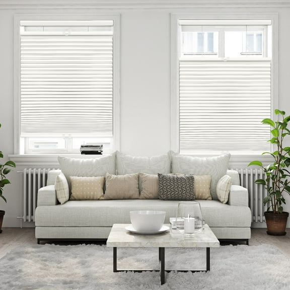 Regal Living Top Down Bottom Up Blackout Cordless Cellular Shade, Ivory - 22" W x 48" L