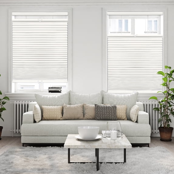 Regal Living Top Down Bottom Up Blackout Cordless Cellular Shade, Ivory - 24" W x 48" L