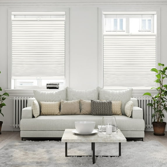 Regal Living Top Down Bottom Up Blackout Cordless Cellular Shade, Ivory - 47" W x 48" L
