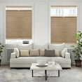 thumbnail image 1 of Regal Living Top Down Bottom Up Blackout Cordless Cellular Shade, Latte - 37.5" W x 48" L, 1 of 10