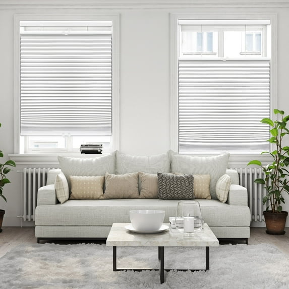 Regal Living Top Down Bottom Up Blackout Cordless Cellular Shade, White - 22.5" W x 48" L