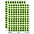 thumbnail image 1 of Regal Maned Lion Head Side Profile 200+ Round Stickers - Light Green - Gloss Finish - 0.50" Size, 1 of 3