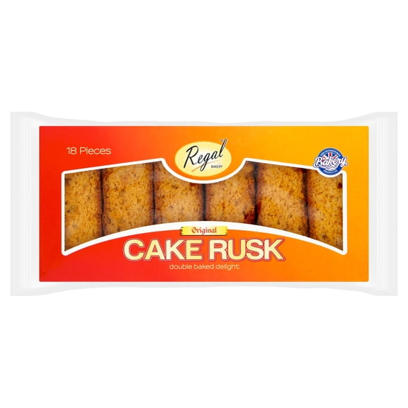 Regal Original Cake Rusks 18 Pieces, Imported from Britain