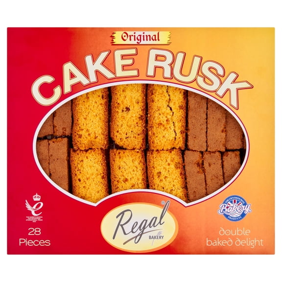 Regal Original Cake Rusks 28 Pieces, Imported from Britain