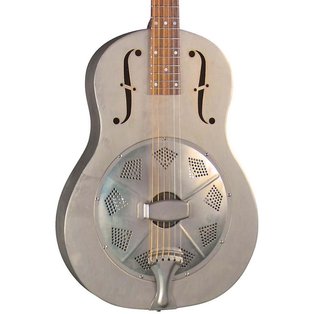 Regal RC 43 Antiqued Nickel Plated Body Triolian Resonator Guitar