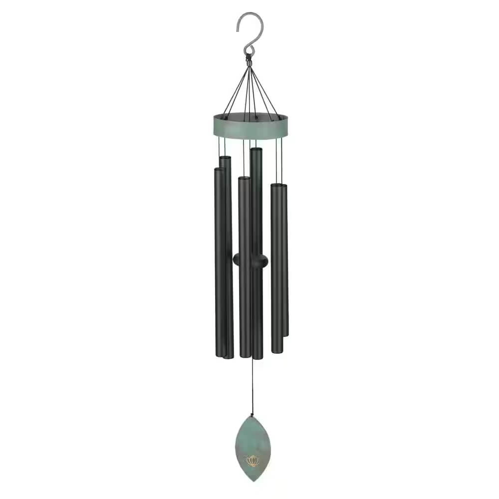 Regal Art & Gift Patina Breeze Chime 40" - Black Aluminum 40.5" Wind Outdoor