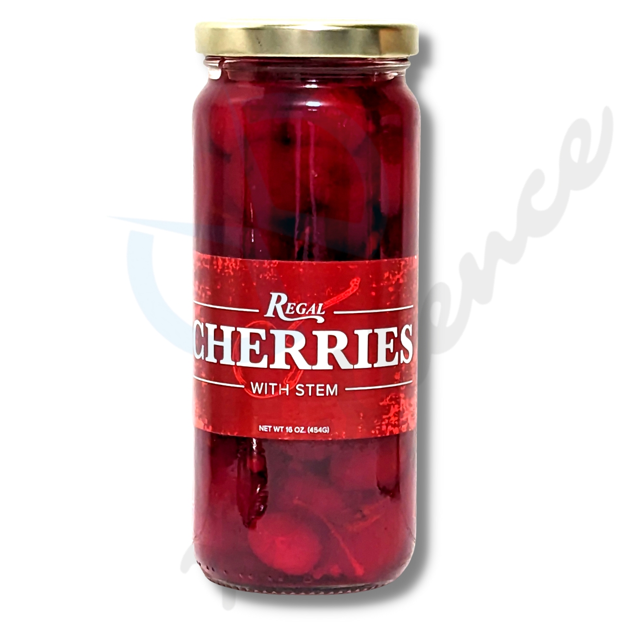 Regal Red Maraschino Cherries with Stem 16 oz GlutenFree Kosher Made