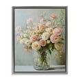 thumbnail image 1 of Stupell Industries Regal Romantic Bouquet Gray Framed Floater Canvas Wall Art, design by Creative Studio, 31 x 25, 1 of 9
