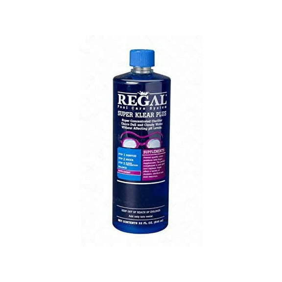 Regal Super Klear Plus Concentrated Pool Clarifier Chemicals, 1 Quart