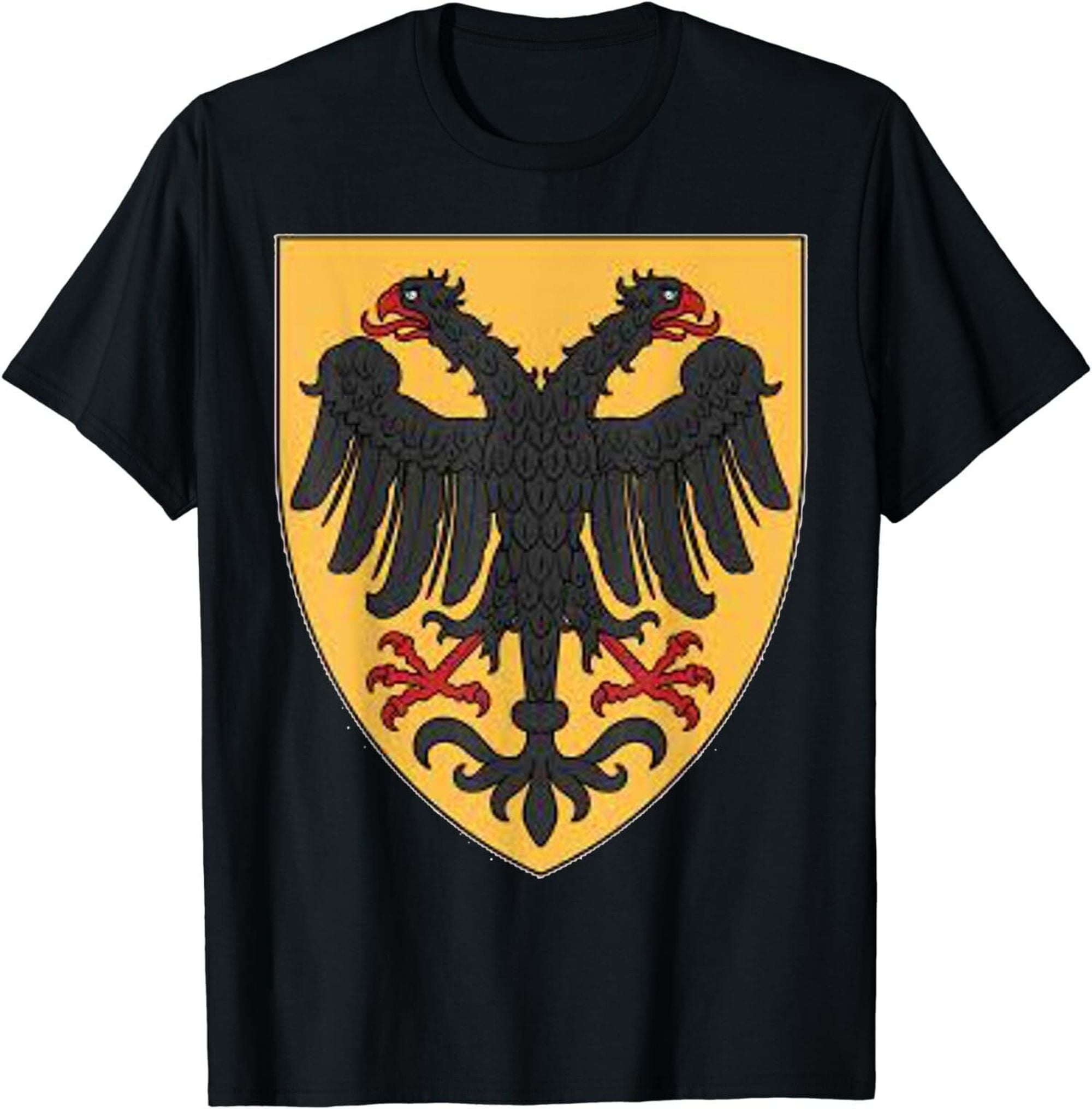 Regal Tee: The Imposing Double-Headed Eagle Crest of the Holy Roman ...