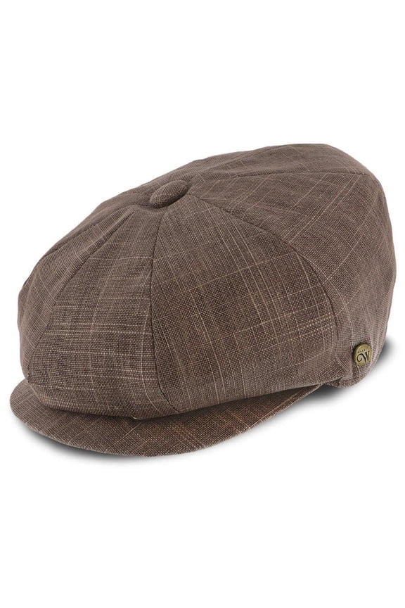 Regal - Walrus Hats Linen/Cotton 8 Panel Newsboy Cap