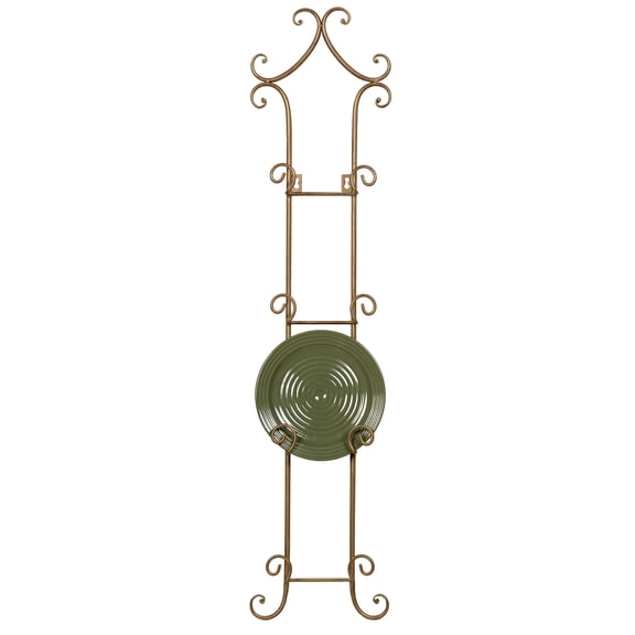 Regalla Petite Plate Rack Antique Bronze 4 Plate