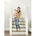 thumbnail image 1 of Regalo 2-in-1 Extra Tall Easy Swing Stairway and Hallway Walk Through Baby Gate, White, 38 Inch, 1 of 5