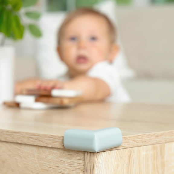 Regalo Corner Cushion for Child Safety - Grey - 4 Pack