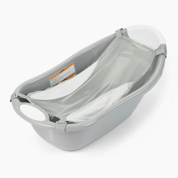 Regalo Baby Basics Grow with Me Infant Bath Tub, Grey, Unisex, Plastic